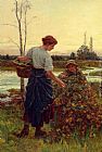 Frederick Morgan Canvas Paintings - The Harvest